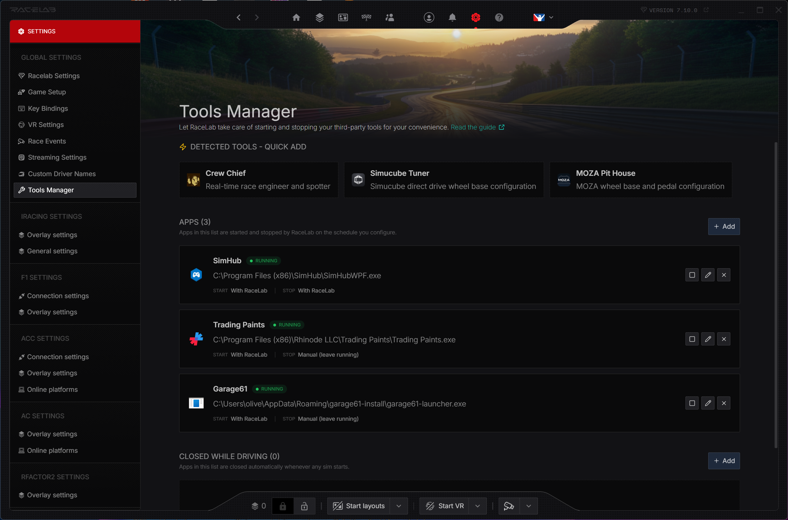 Tools Manager